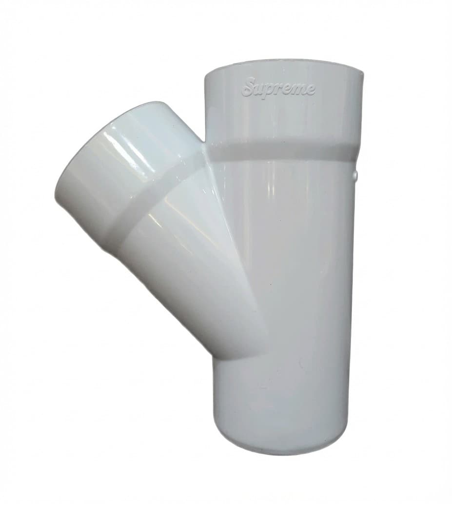Y Tee PVC